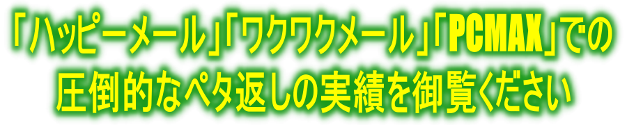 ペタ返しの実績